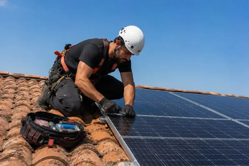 Maintenance et monitoring de panneaux solaires à Mecé