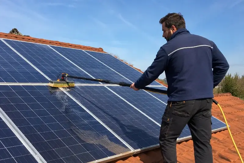 Nettoyage et entretien de panneaux solaires à Mecé